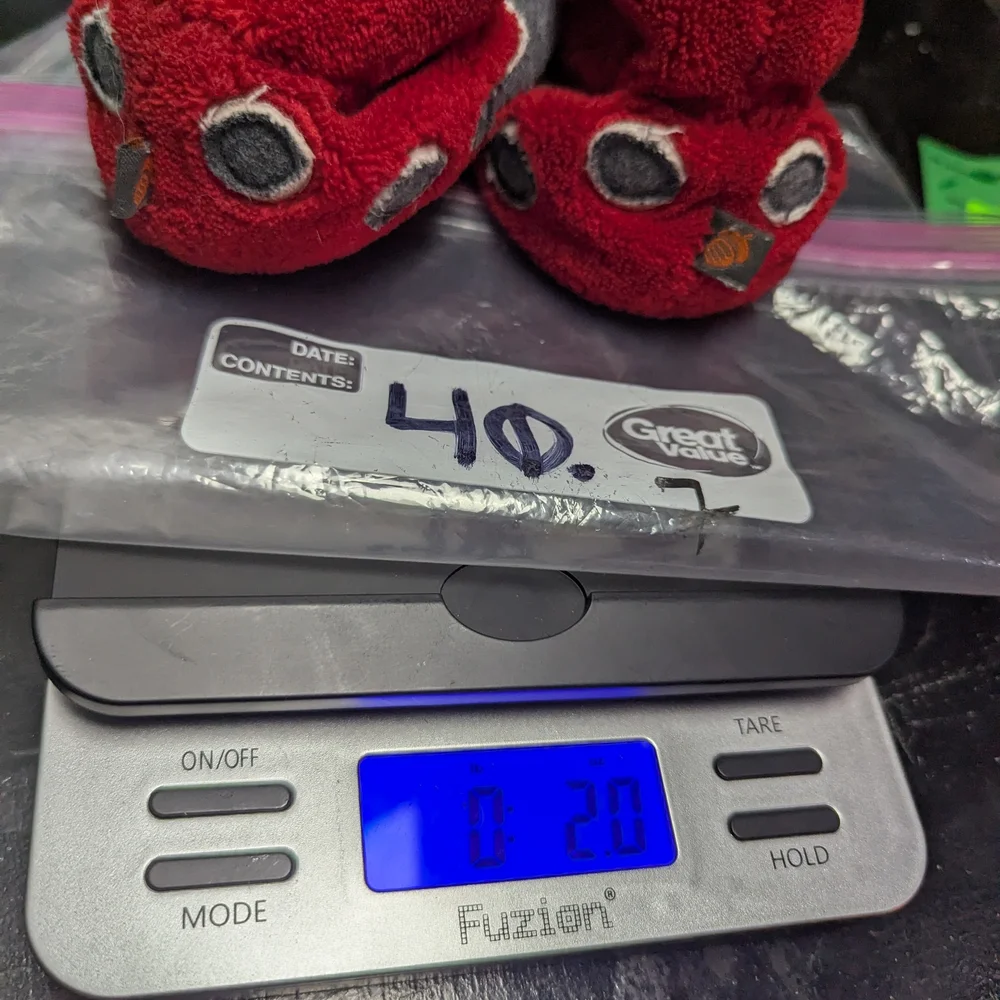 Acorn Ladybug Baby Slippers 0-6 Month